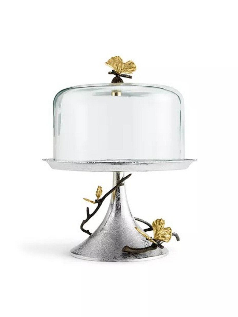 Michael Aram Butterfly Ginkgo Pastry Dish with Dome
